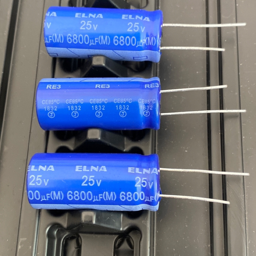 6800UF25V伊娜ELNA蓝袍电容16*35