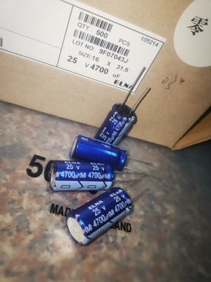 25V4700UF/25V 日本 伊娜 ELNA蓝袍 发烧电解电容器 RE3 16*31.5