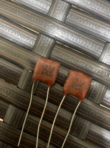 150PF/P500V银云母电容器