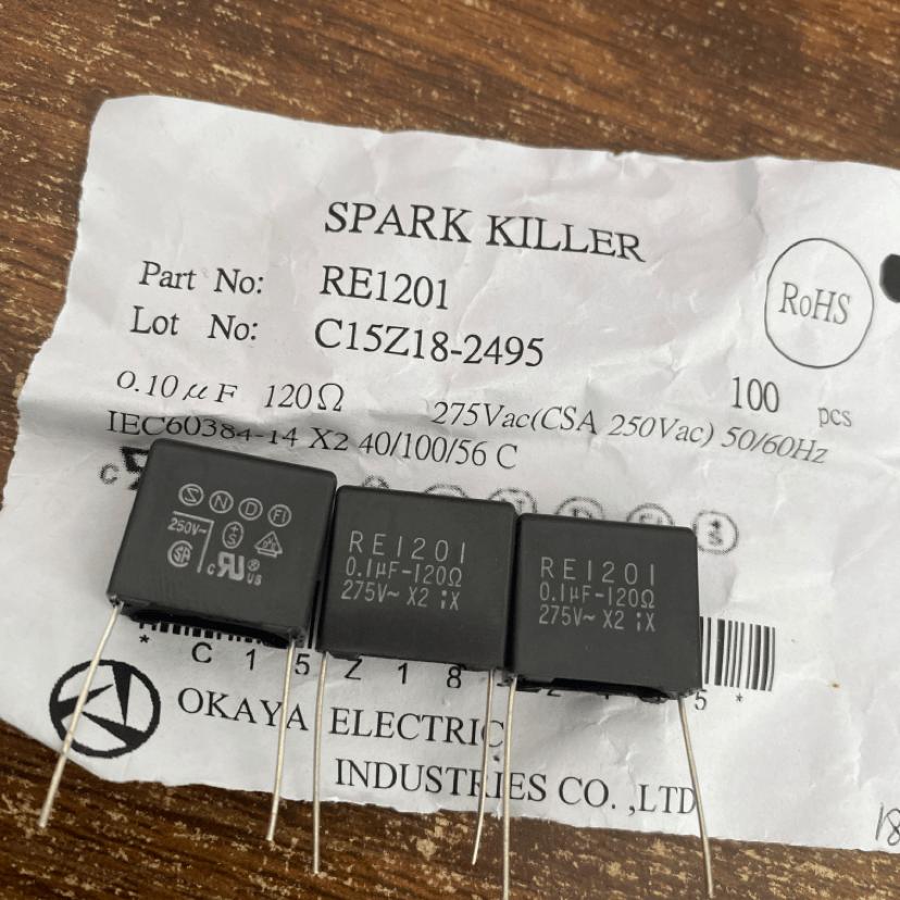 安规0.1uf-120Omega275V104PCRC