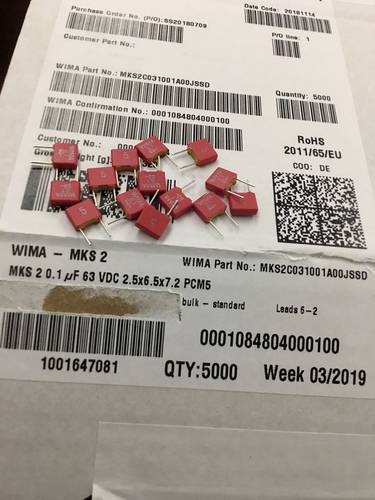 WIMA100NF1040.1UF电容薄膜