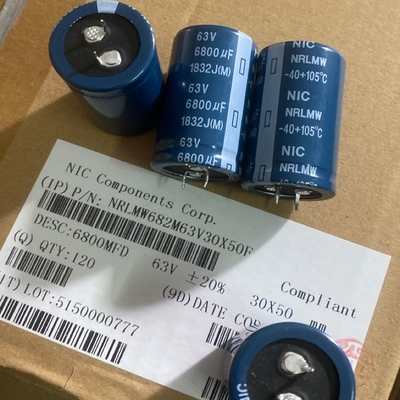 63V6800UF进口电解电容器NIC日电