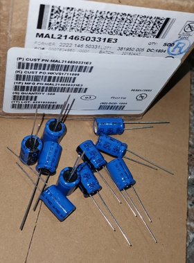 MAL214650331E3 35V330UF/  VISAHY-BC146系高温125度电解电容器