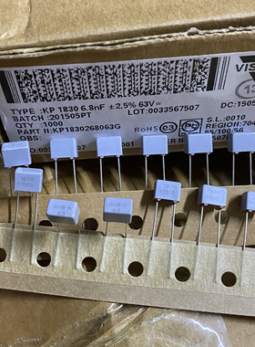 KP1830268063G 6.8NF/682/6800PF 63V VISHAY-ERO薄膜电容器1830