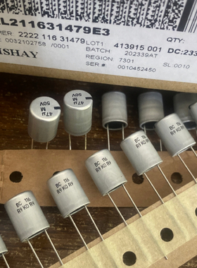 MAL211631479E3 50V47UF 电解电容器VISHAY-BC 8*12/系列116