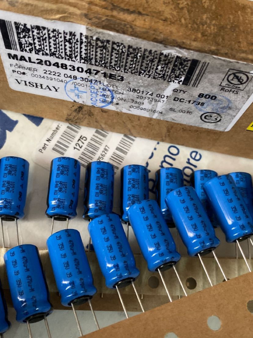 MAL204830471E3 35V470UF/ VISHAY-BC 048 电解电容器10*20