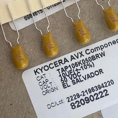 TAP106K050BRW钽电容50V10UF/AVX