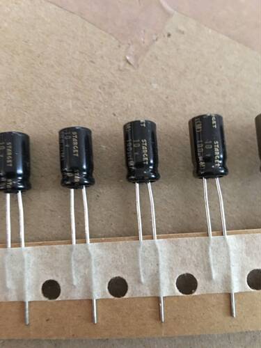 日本依娜ELNA STARGET 剧场版 10v100uf 铜脚 100UF 铝电解电容器