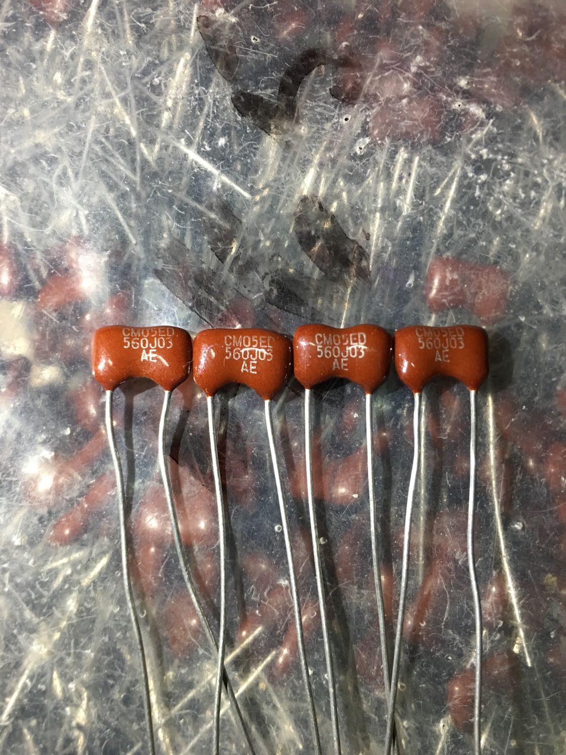 500V56PF 56PF 560J 56P 500V进口AE 银云母电容器,同CDM