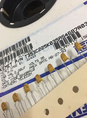 35V2.2UF 2.2UF/35V T353C225K035AS KEMET 基美 直插钽电容器P5