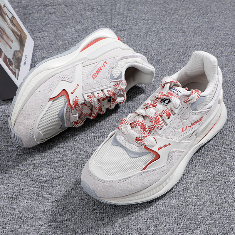 李宁001初心V2春新款情侣老爹鞋