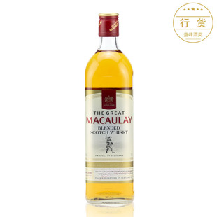 麦高瑞苏格兰威士忌700ml40度烈酒洋酒英国进口调酒基酒 Macaulay