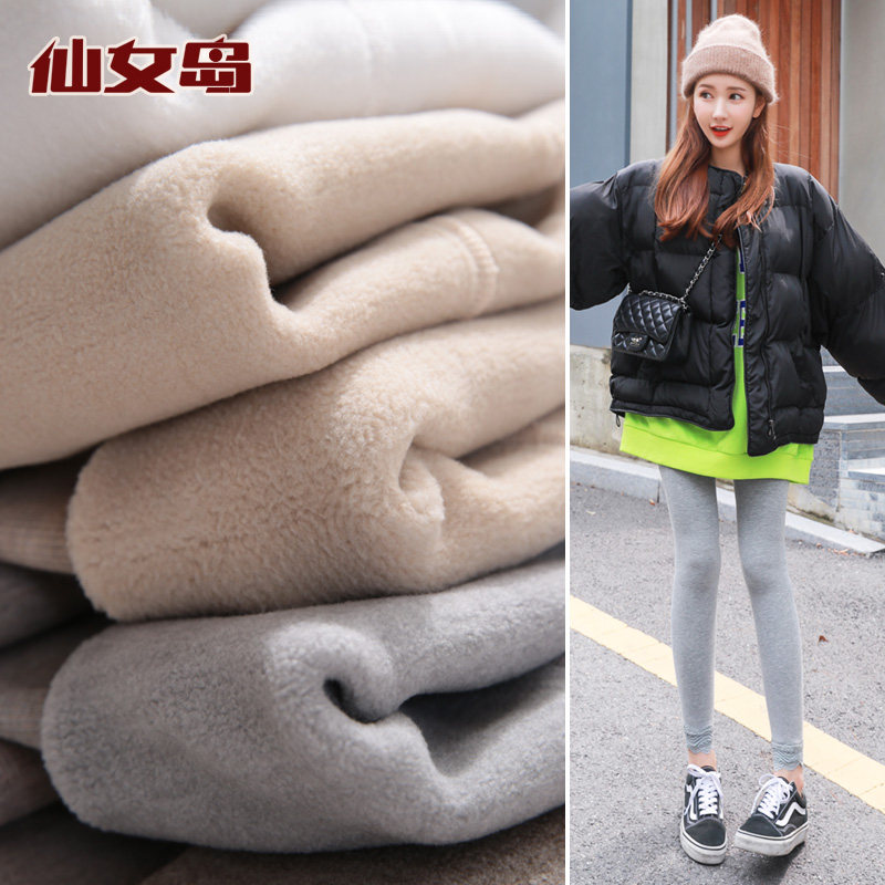 秋冬打底裤女外穿紧身加绒螺纹保暖加厚内穿棉裤黑色纯秋裤连裤袜,女士内衣/男士内衣/家居服,连裤袜/打底袜,淘宝优惠券,粉丝福利购,淘宝优惠卷