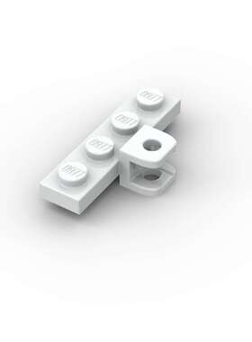 乐高LEGO 零配件  浅灰色 98263 4667166 1x4 夹口板