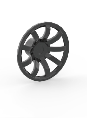 LEGO乐高零配件 62701 黑色6489987幅车轮罩 赛车