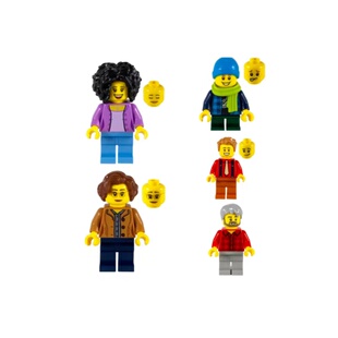 LEGO乐高 街景系列 10270 书店老板 人仔爷爷奶奶 twn383 385 386