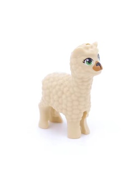 乐高 LEGO 动物 羊驼 米色 65405pb02  6308543