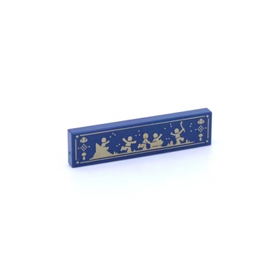 滑雪场印刷光面板深蓝色乐高2431