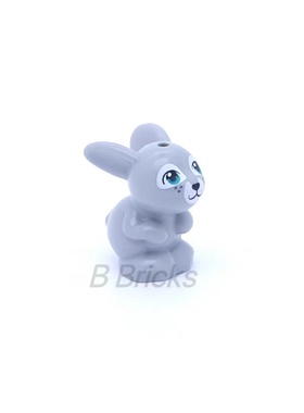 乐高LEGO 浅灰色 98387pr0005 6331493 动物 兔 兔宝宝