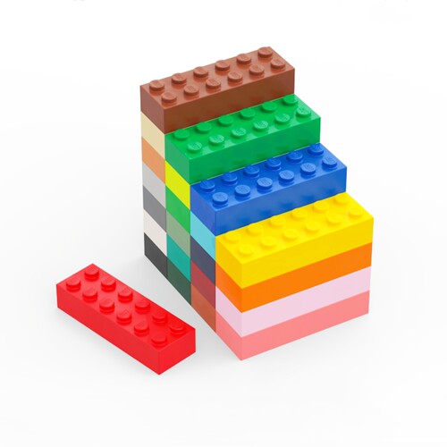 乐高LEGO2456442372x6基础砖