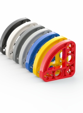 LEGO乐高 32249 3x3扇形孔臂 黑色4505842