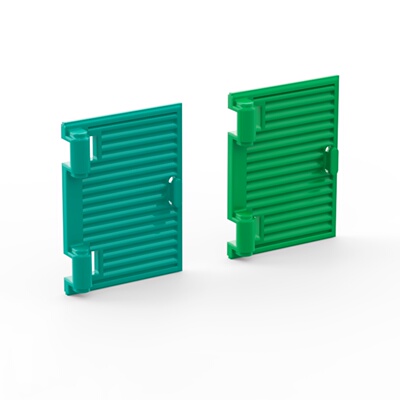 乐高LEGO 60800 1x2x3 百叶窗 窗叶 蓝绿6347661 绿色4552353