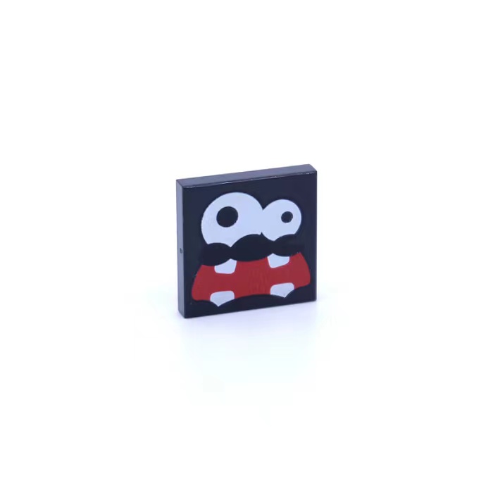 印刷光面板黑色乐高3068