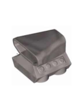 乐高LEGO 浅银色 50943 6076604 2x2引擎进气口