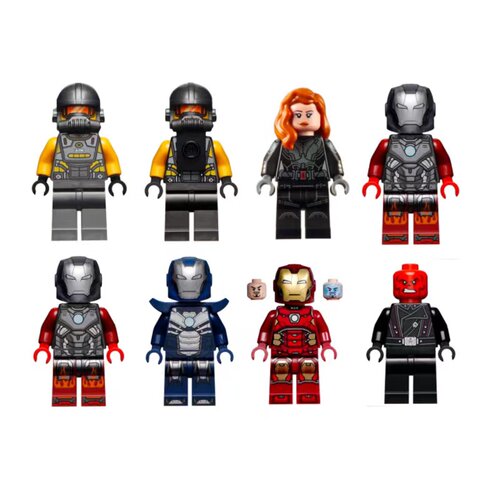 乐高LEGO 超级英雄76166人仔sh612sh624sh637sh652sh653sh654 655