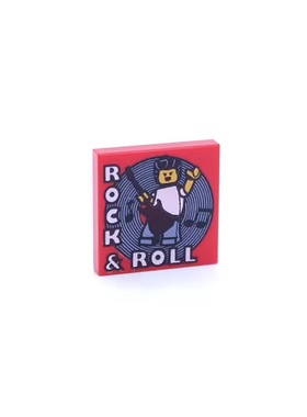 乐高LEGO 摇滚乐队印刷唱片印刷件 Rock&Roll 3068bpb1136 621606