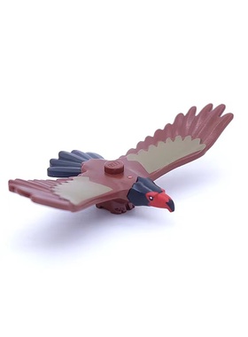 乐高LEGO 动物 37543pb02 老鹰 秃鹰 鸟 飞禽 60307