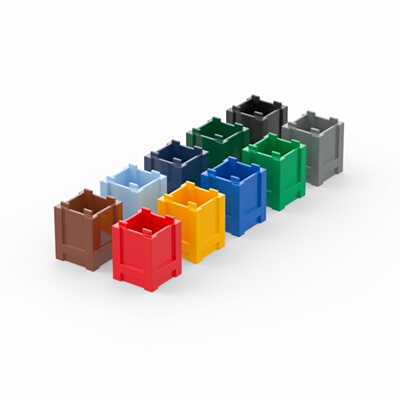 乐高LEGO61780方形箱子容器