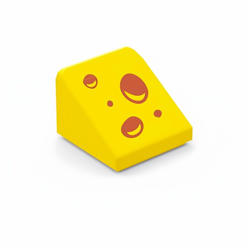 乐高LEGO 奶酪 54200pb103 1x1斜坡砖 54200 35338 食物