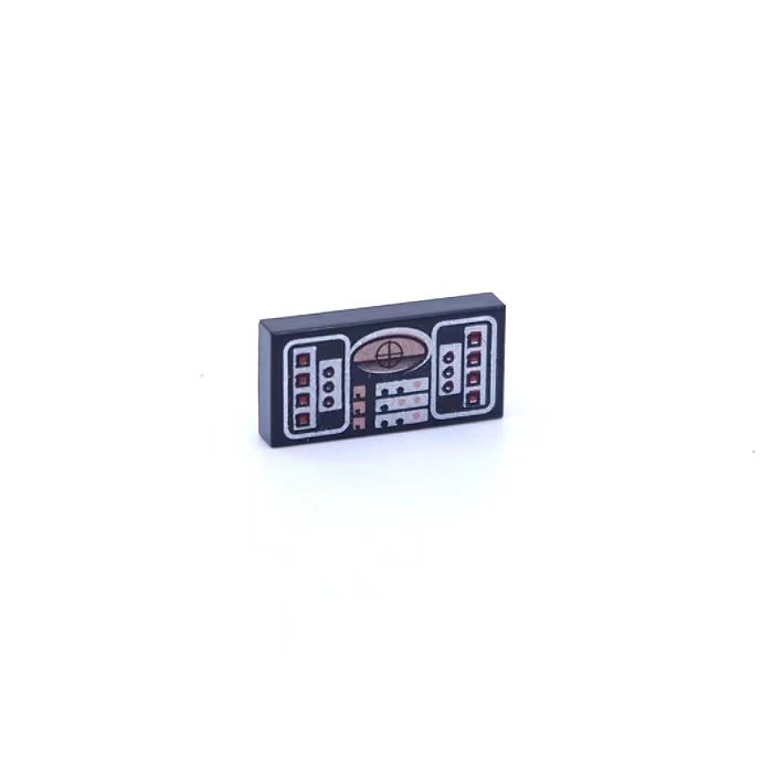 乐高LEGO 黑色3069ps2 42125 6021512 1x2光面操控台印刷