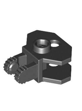 LEGO乐高 零配件 黑色30396  4144567  1x2 铰链件