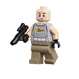 乐高 LEGO 星球大战人仔SW748 克隆指挥官Gregor 含武器 75157 A5