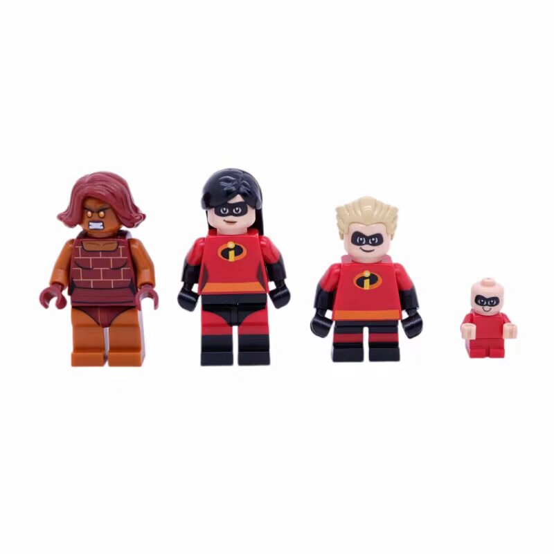 乐高lego 超人总动员10761人仔 巴小飞 巴小杰 巴小倩 红砖女反派