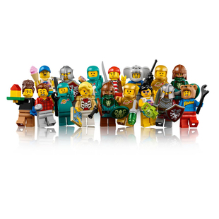 LEGO乐高 21358扭蛋机人仔 珍珠金太空人海盗小熊大象狮鹫骑士