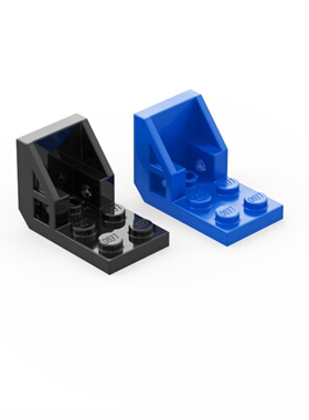 乐高LEGO 蓝色 4598 4657998 3x2-2x2 反向托架壁板