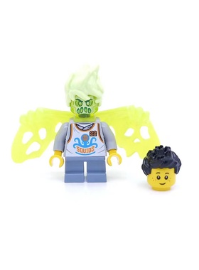 LEGO乐高 幽灵秘境70425人仔 hs017 鬼魂 韦德 含鬼头 翅膀