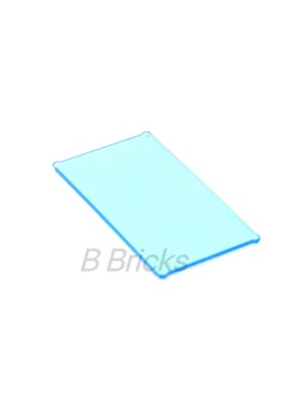 乐高LEGO 透明浅蓝色57895 60803 6256060 1x4x6窗户塑玻璃