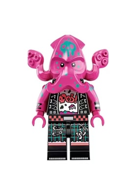 乐高LEGO 人仔 Vidiyo 音乐系列 Squid  鼓手 vid028 43114