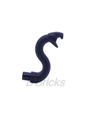 LEGO乐高 零配件 黑色 28588 6380639 蛇头 脖子 手杖 权杖 装饰