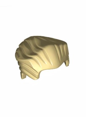 乐高LEGO 米色64798 90461 6223287人仔美人尖后掠发 配件