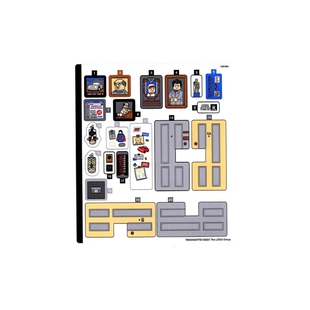 乐高LEGO 全新套装拆出宋飞正传21328贴纸 78833 6347703