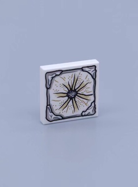 LEGO乐高 白色 3068bpb1097  6200003 2x2 海王木箱顶部印刷光面