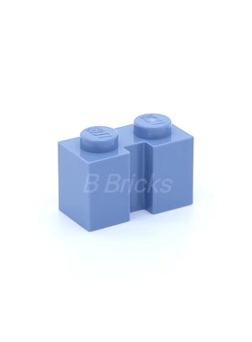 LEGO乐高 零配件 沙蓝色 4216 4620991 1x2带竖槽砖