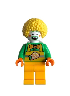 LEGO乐高 爆炸头小丑cty1339 城市系列人仔CITY60330 87995蓬蓬头