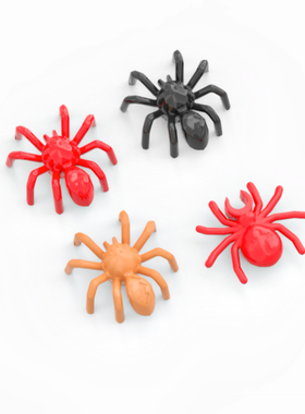 乐高LEGO 29111 30238 长腿蜘蛛 动物 黑色 红色 中肉色