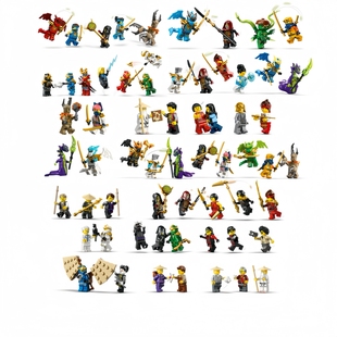 LEGO乐高幻影忍者15周年71851 71861 66人仔